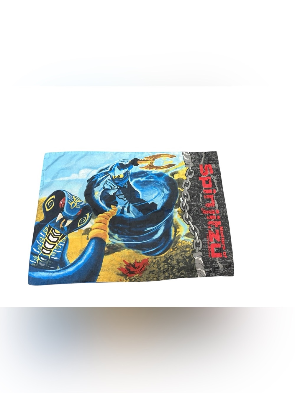 Vintage 2012 Lego Masters of Spinjitzu Pillowcase